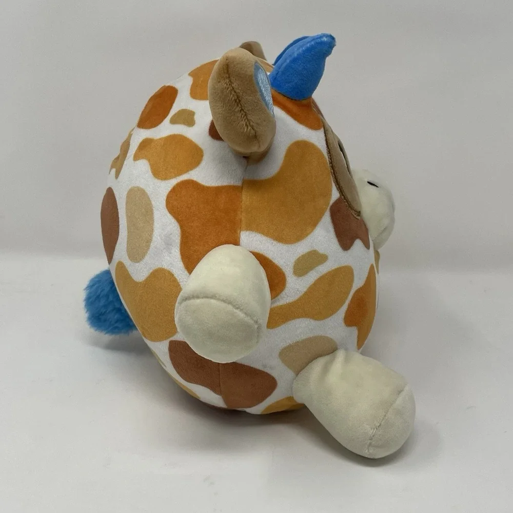 Dream Beams BASIL THE BULL Glow in the Dark Stuffed Plush‎ Toy Squish Happy Line